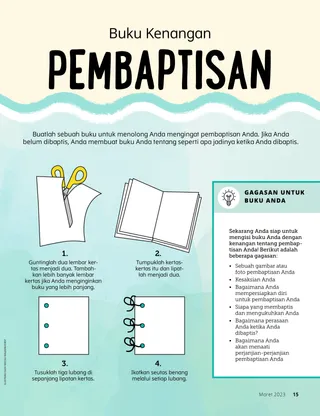 kegiatan untuk membuat buku