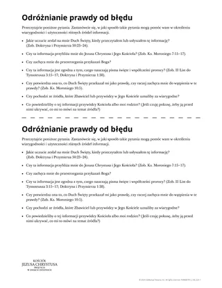 Odróżnianie prawdy od błędu