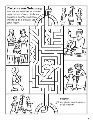 Doctrine of Christ coloring page