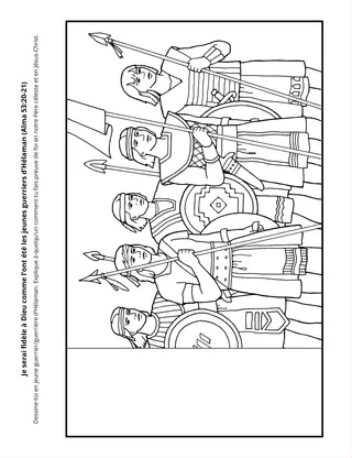 page d’activité : je serai fidèle à Dieu