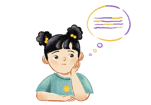 girl sitting and thinking