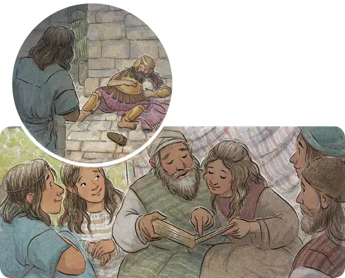 Laban and the plates