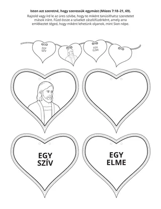 tevékenységi oldal: Isten azt akarja, hogy szeressük egymást