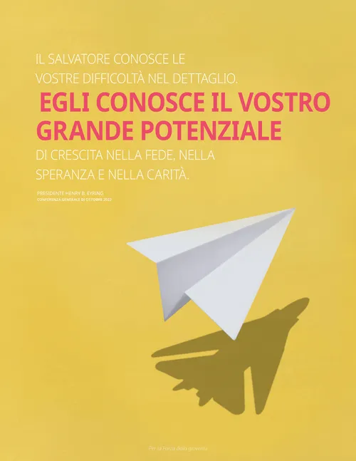 citazione nel poster del presidente Eyring