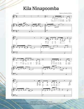 karatasi ya noti ya muziki