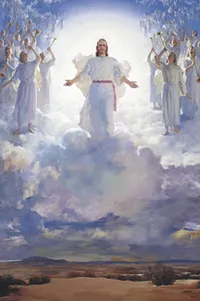 Christ returning to earth