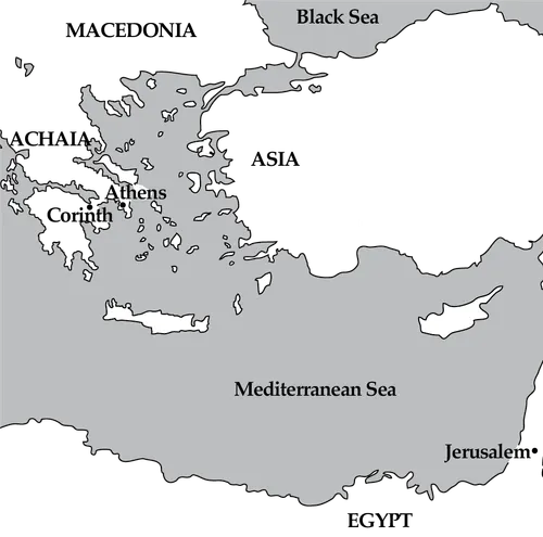 map of Corinth