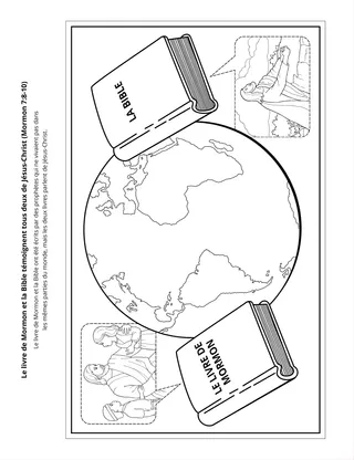 page d’activité : le Livre de Mormon et la Bible témoignent du Sauveur