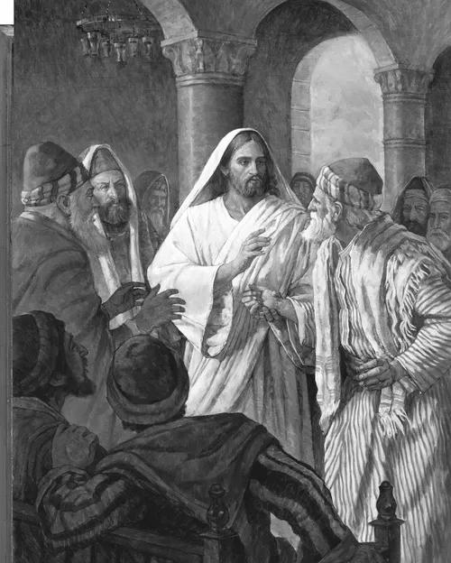 Christ healing a man