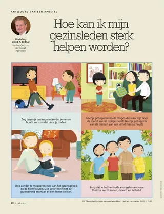 How can I help my family be strong