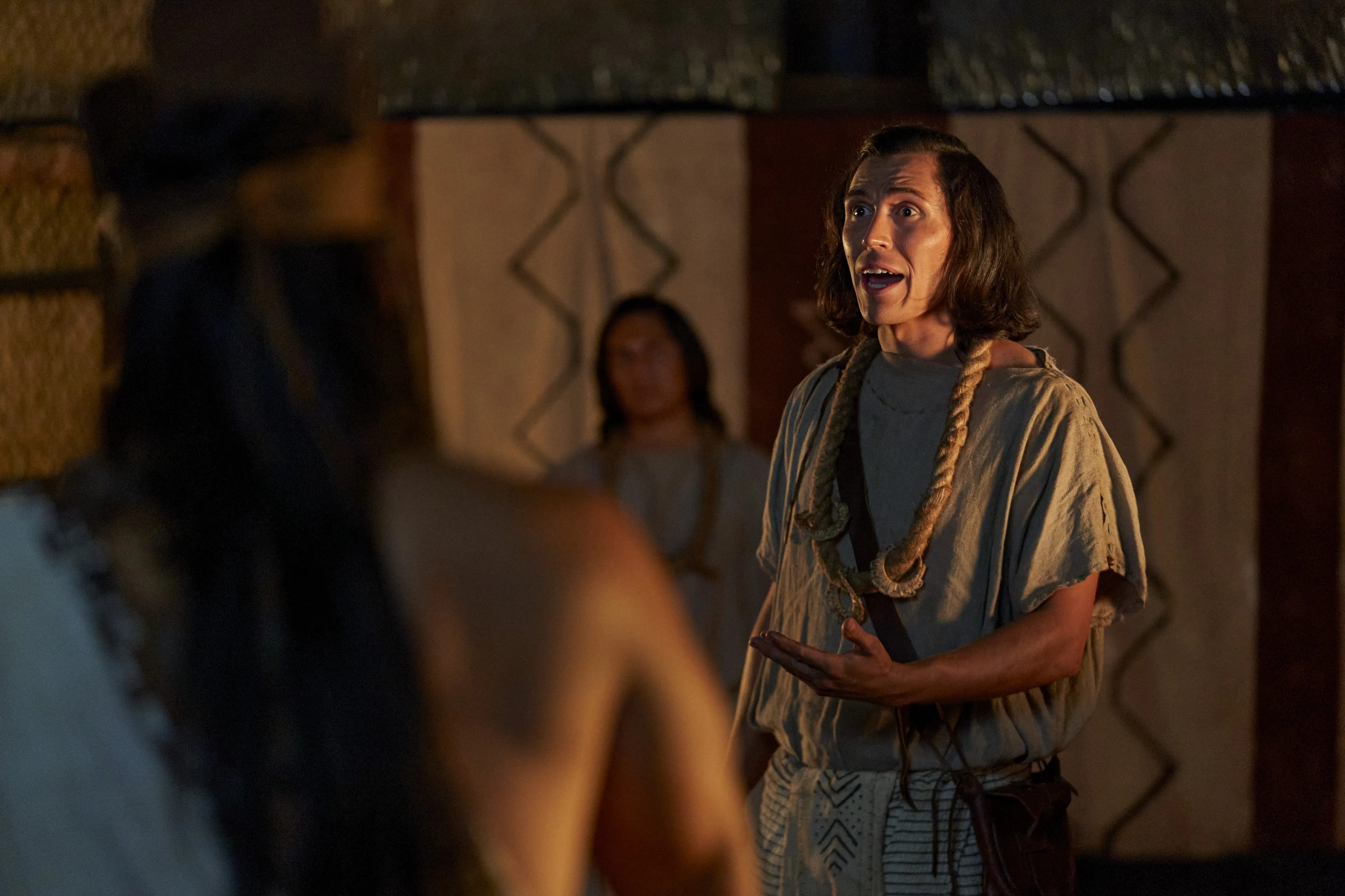 Ammon, son of Mosiah, speaks to the Lamanites in the land of Ishmael.