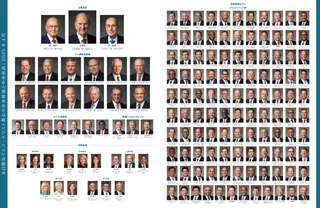 教会指導者の一覧表。