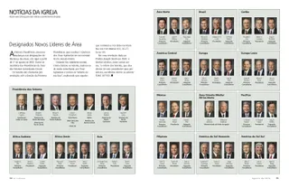 novos líderes de área