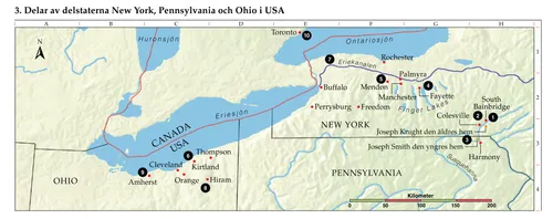 Karta 3 över kyrkans historia