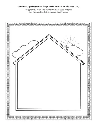 pagina delle attività per i bambini