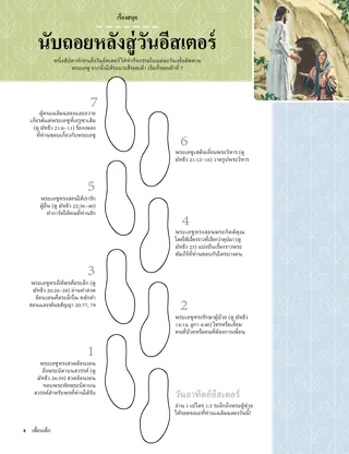 กิจกรรม PDF ที่มีรอยเท้า