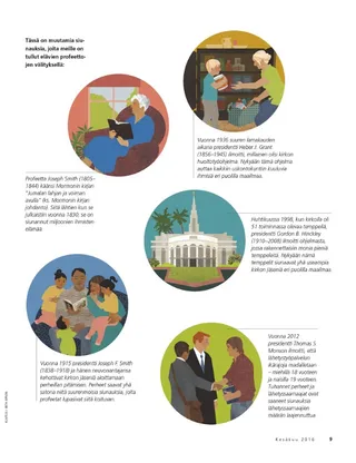 we believe in following the prophet