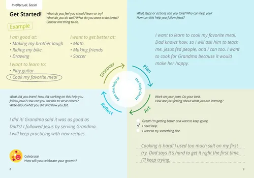 example filled-out form