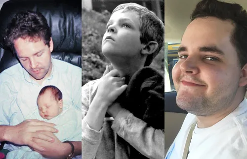 pictures of Sam at various ages