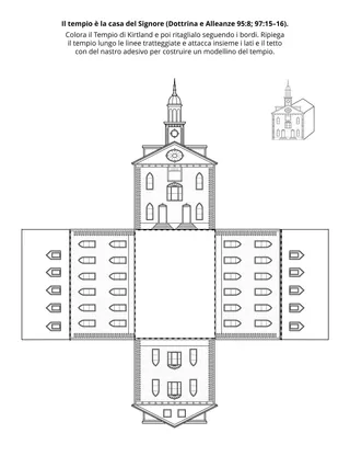 pagina delle attività per i bambini