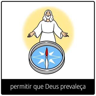 símbolo do evangelho para permitir que Deus prevaleça