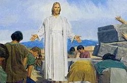 The people worshipped Jesus