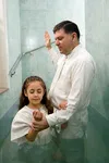The baptism of a girl