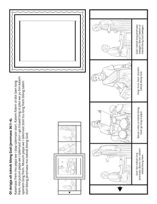 Praemeri aktiviti pej: Ol skripja oli ol toktok blong God