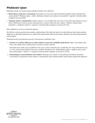 Předávání výzev