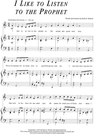 Music, I Like to Listen to the Prophet