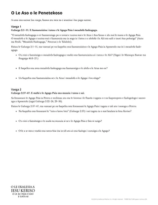 Pepa e tufa atu: O Le Aso o le Penetekoso