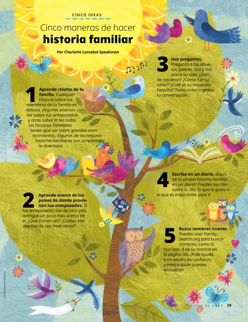 PDF de aves en un árbol