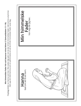 Primärs aktivitetssida: Min himmelske Fader hör och besvarar mina böner