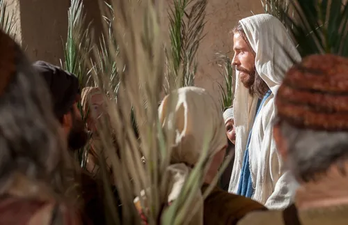 Jesus Christ entering Jerusalem on Palm Sunday