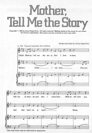 Music, Mother, Tell Me the Story