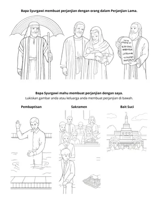 Halaman aktiviti Sekolah Primer: Bapa Syurgawi mahu membuat perjanjian dengan saya