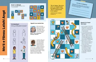 Peesi ʻi he PDF mo ha ngaahi ʻekitivitī kehekehe mo ha ngaahi kupuʻi lea