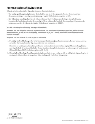 Fremsættelse af opfordringer