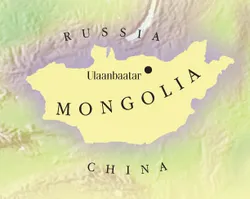 Map of Mongolia