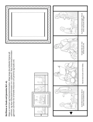 Aktivitetsside for Primær: Skriftene er Guds ord