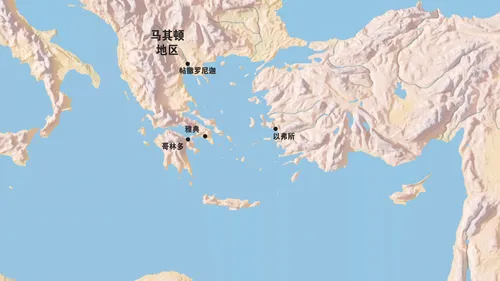 地中海东部地图