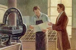 It was printed in a book