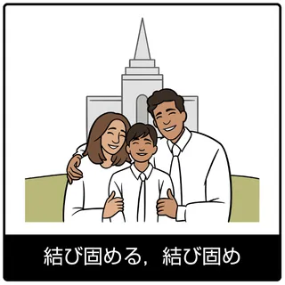 結び固める，結び固め—福音のシンボル