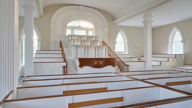 Inside of Kirtland Temple