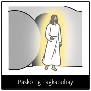 simbolo ng ebanghelyo para sa Pasko ng Pagkabuhay