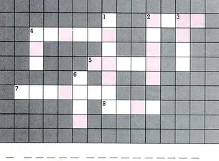 crossword puzzle