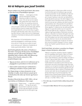 Kë të Ndiqnin pas Jozef Smithit