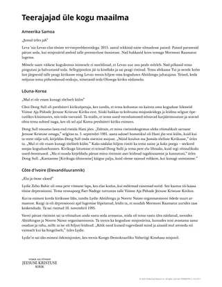 Teerajajad üle kogu maailma