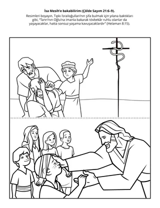 İlköğretim etkinlik sayfası: İsa Mesih’e güvenebilirim