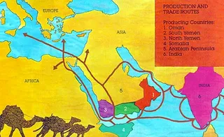 map, caravan routes